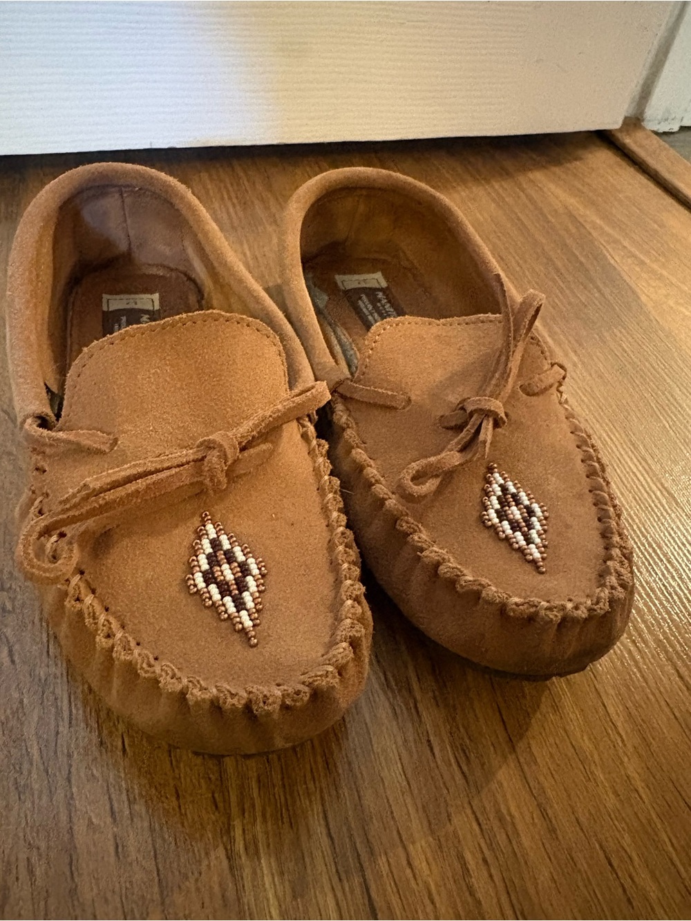 Manitobah Mukluks Brown Suede Moccasins